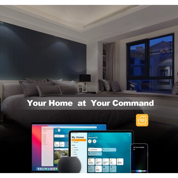 智能電控玻璃開關-Homekit直連